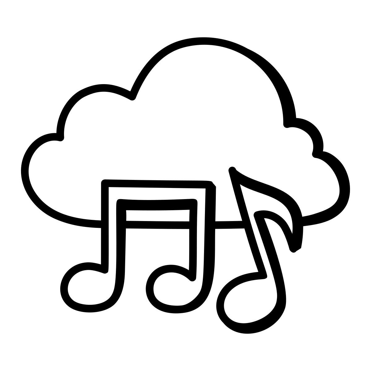 musica cloud icon