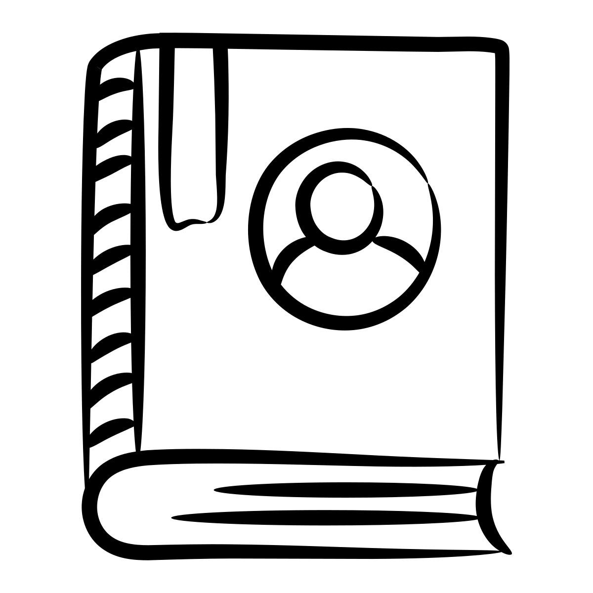 contatti libro icon