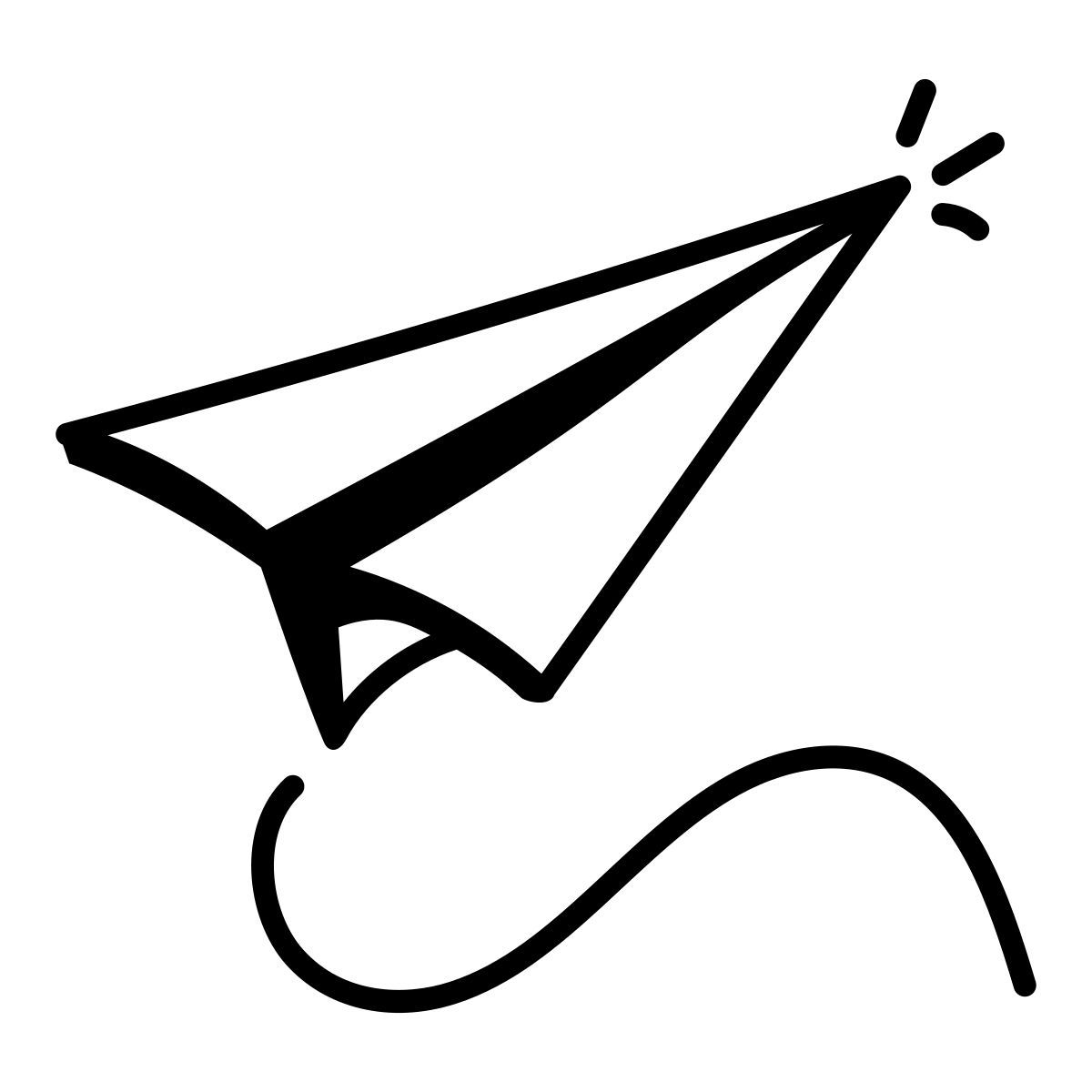 paper plane icon