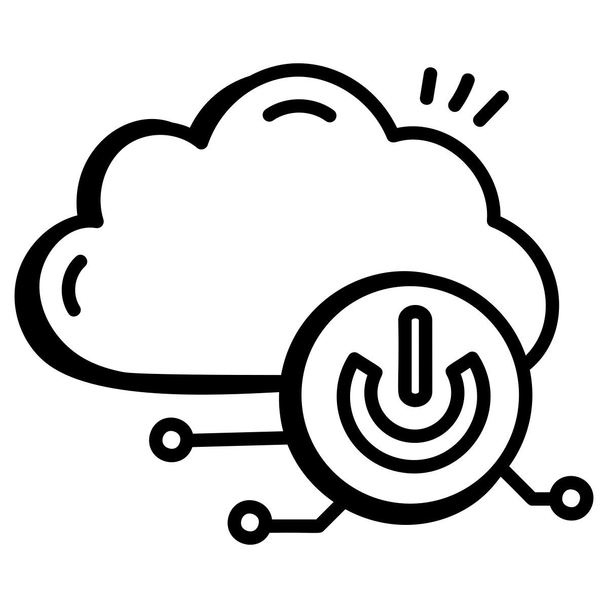 pulsante di accensione icon