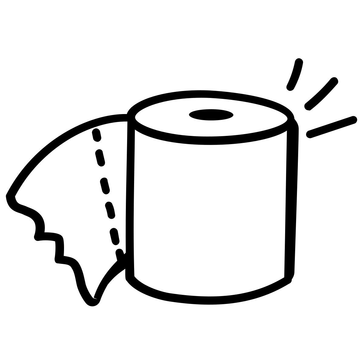 toilet paper icon