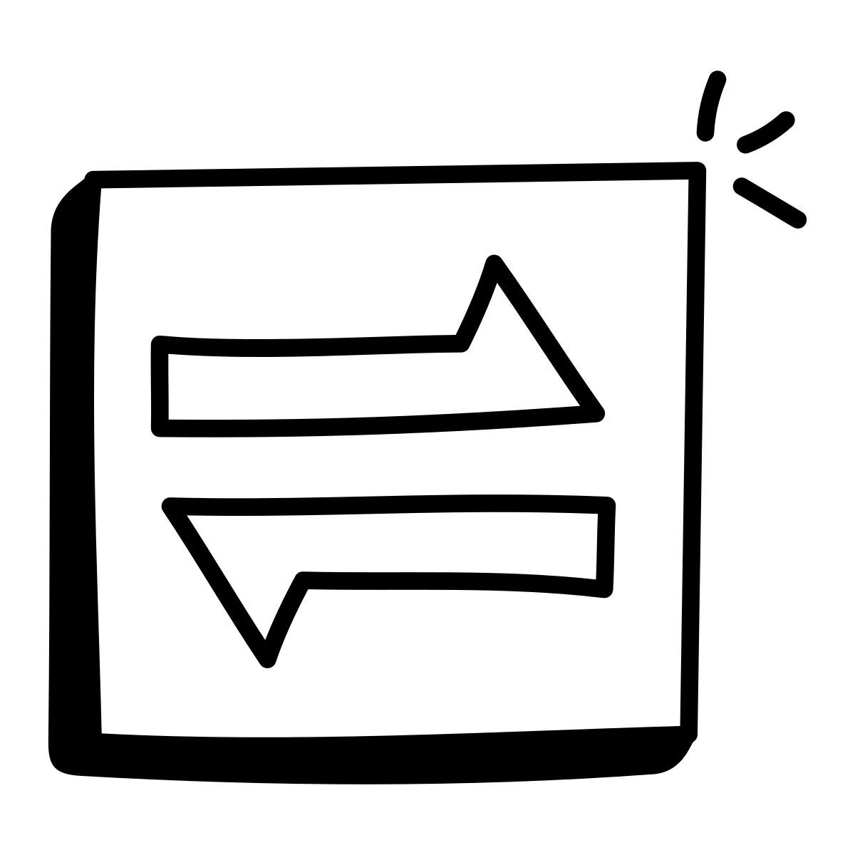 trasferisci dati icon