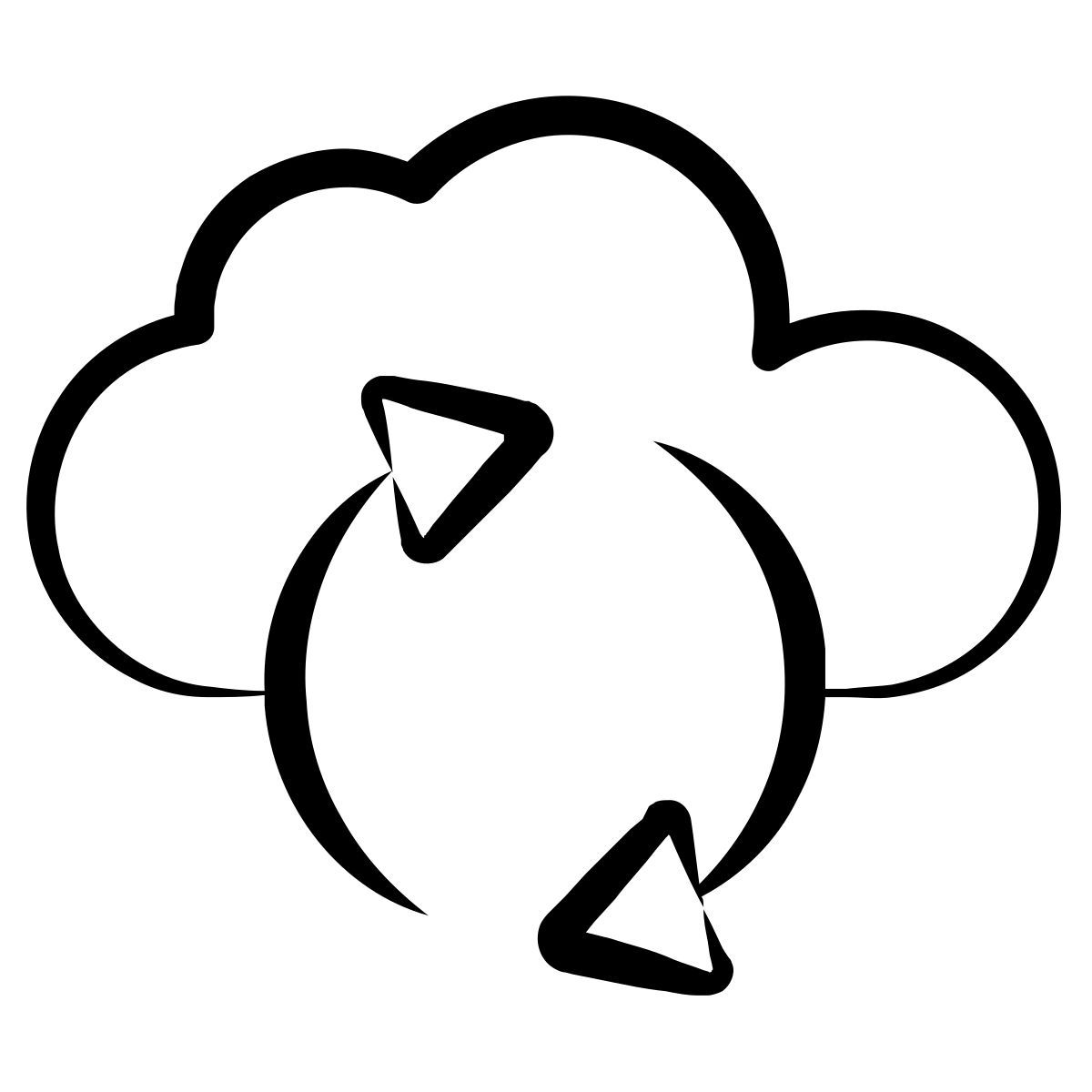 nube de sincronización icon