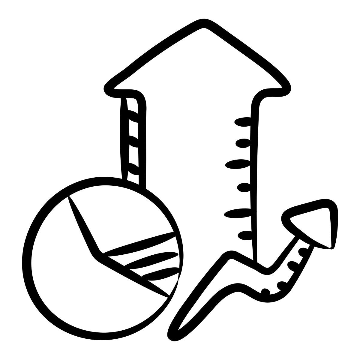 analyses de données externes graphiques et diagrammes smashingstocks dessinés à la main noir smashing stocks icon