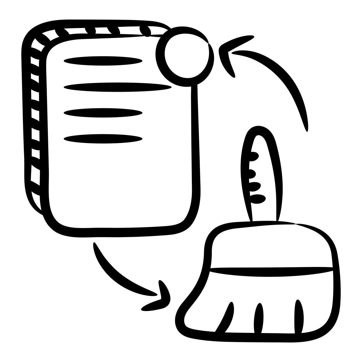 data cleaning icon