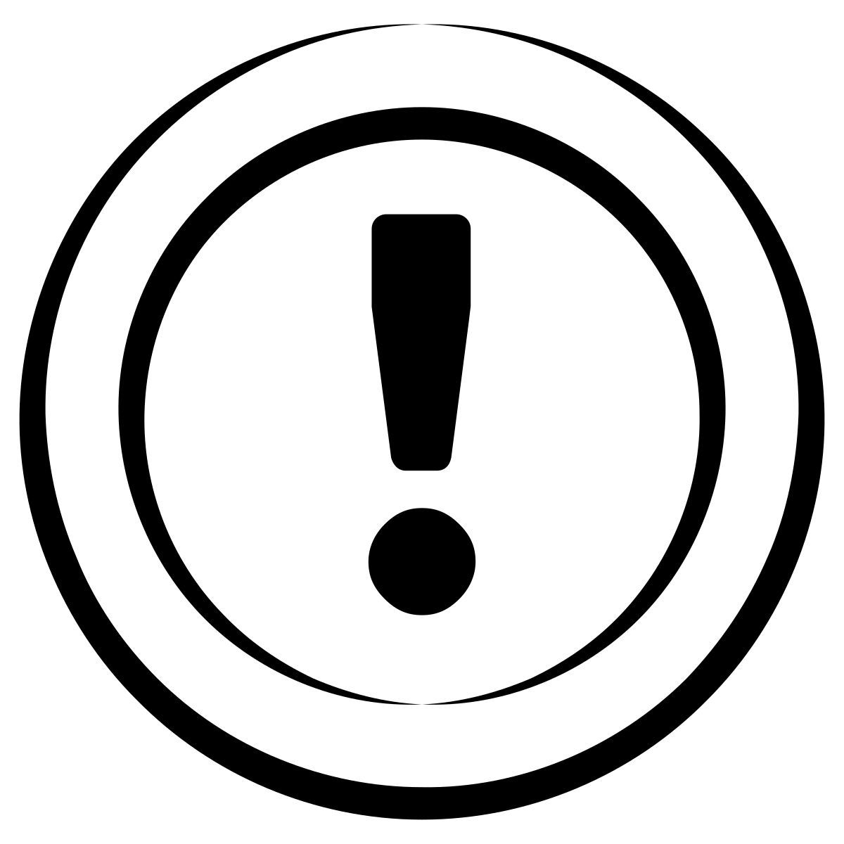 exclamation mark icon