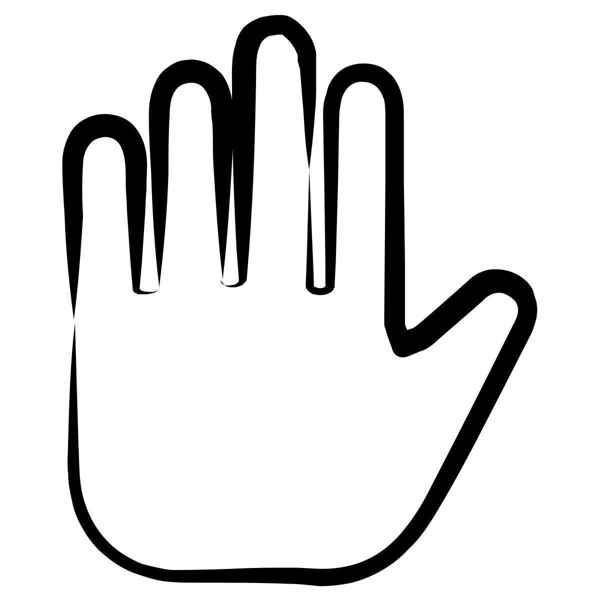 hand gesture icon