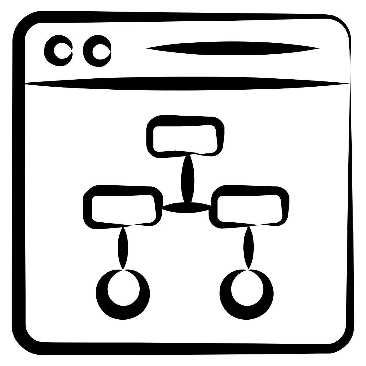hierarchische struktur icon