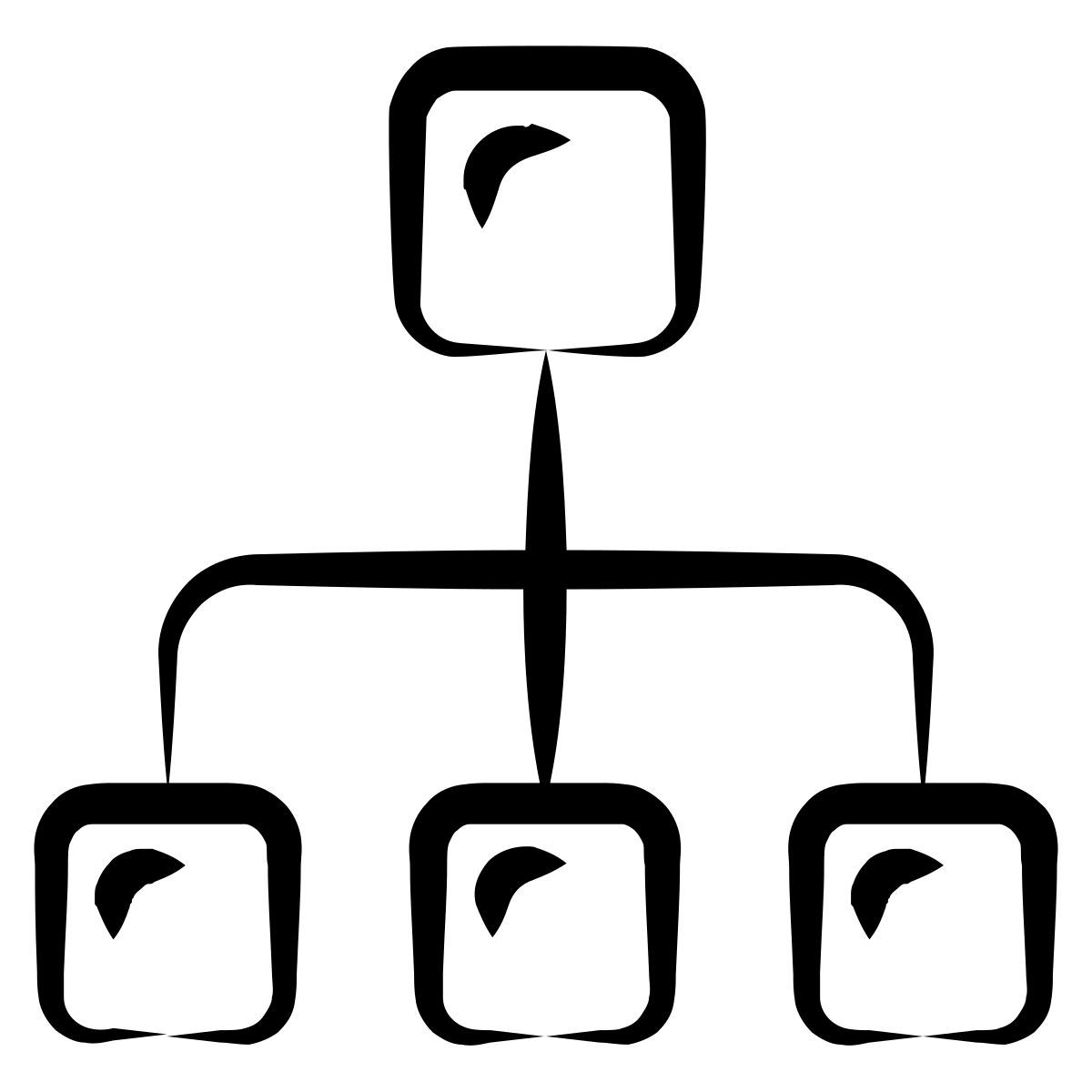 hierarchische struktur icon