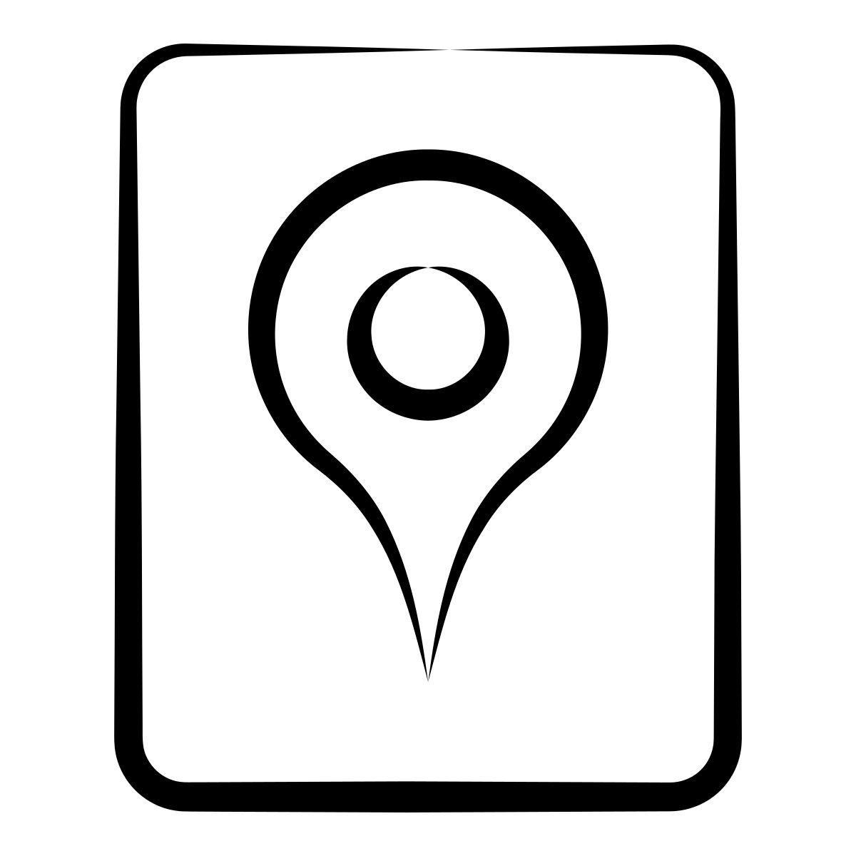 pointeur de carte icon