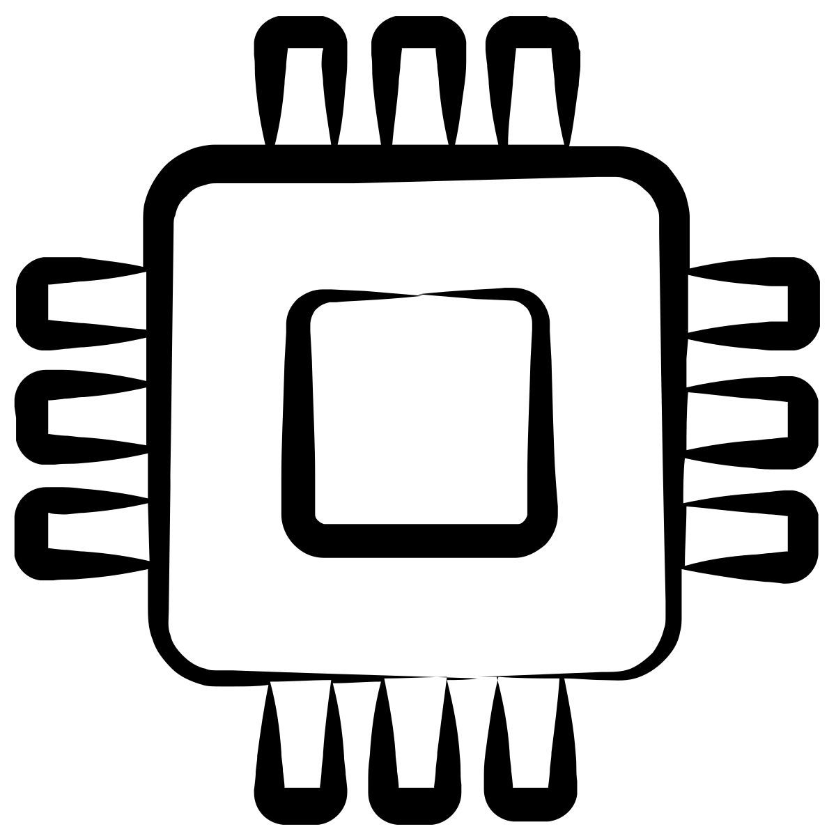 cpu de smartphone icon