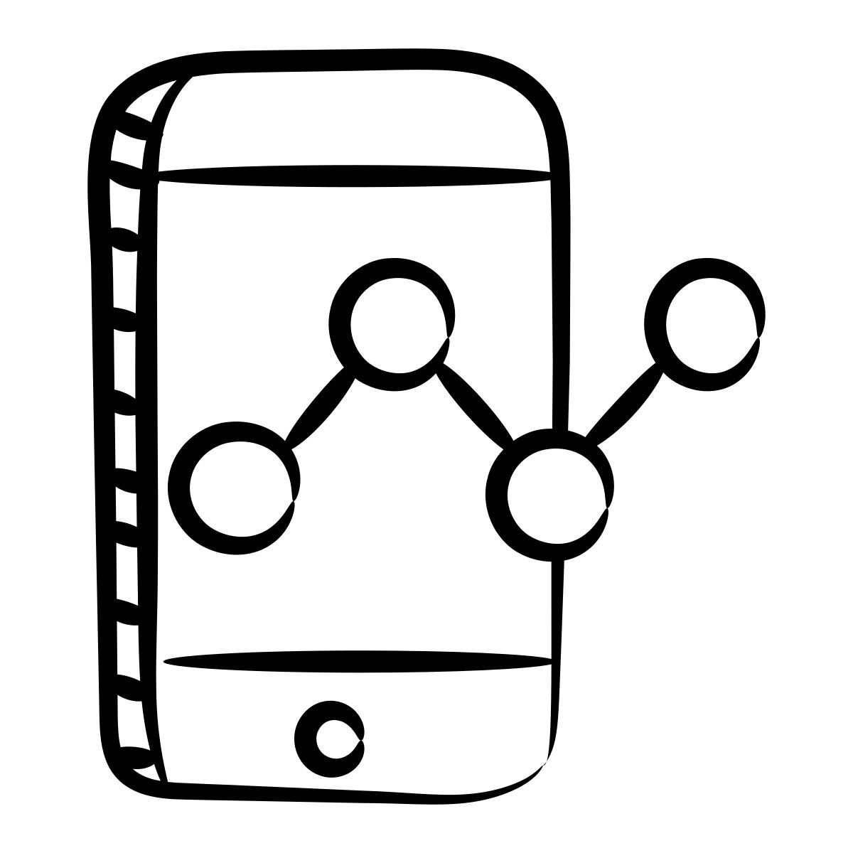 mobile analytics icon