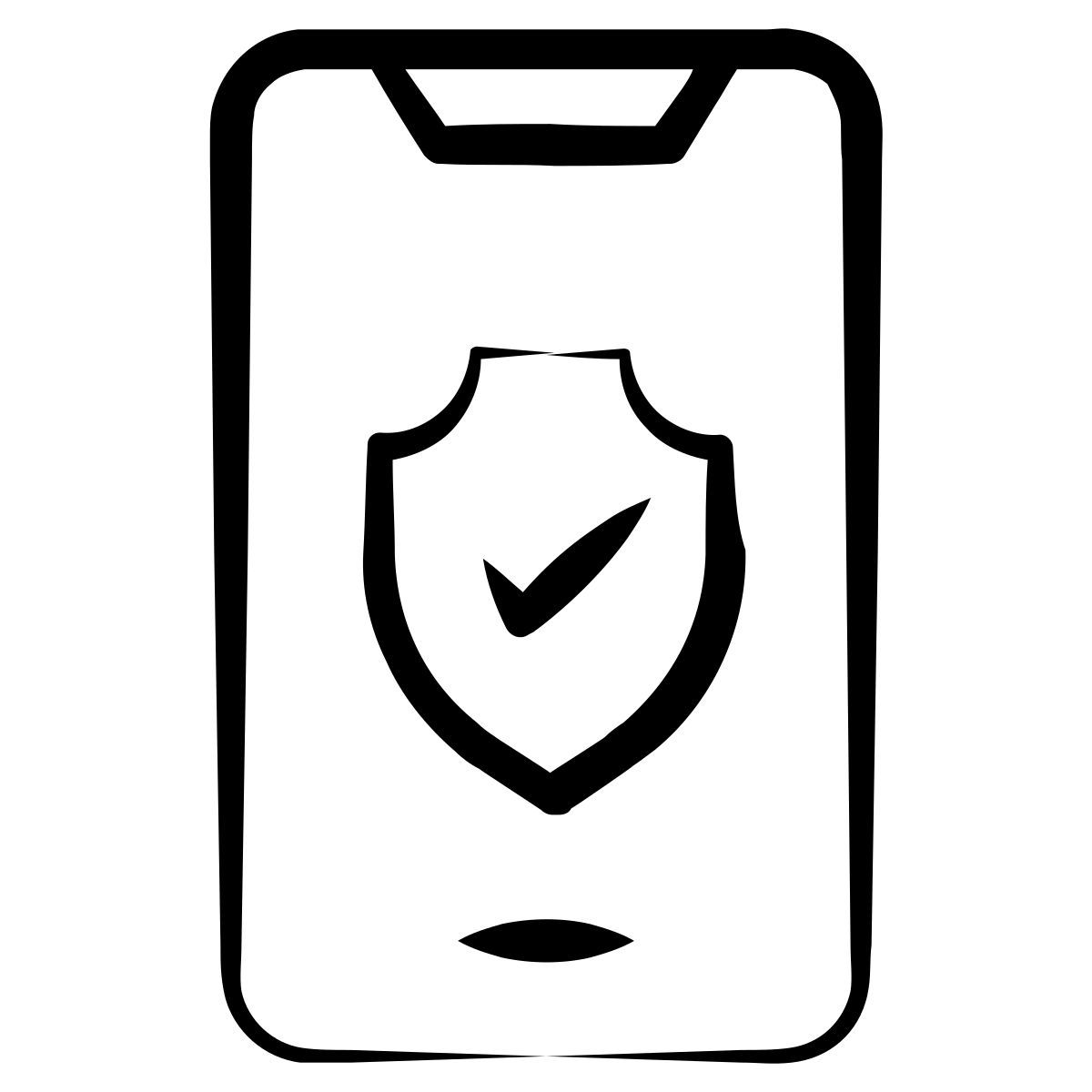 seguridad móvil icon