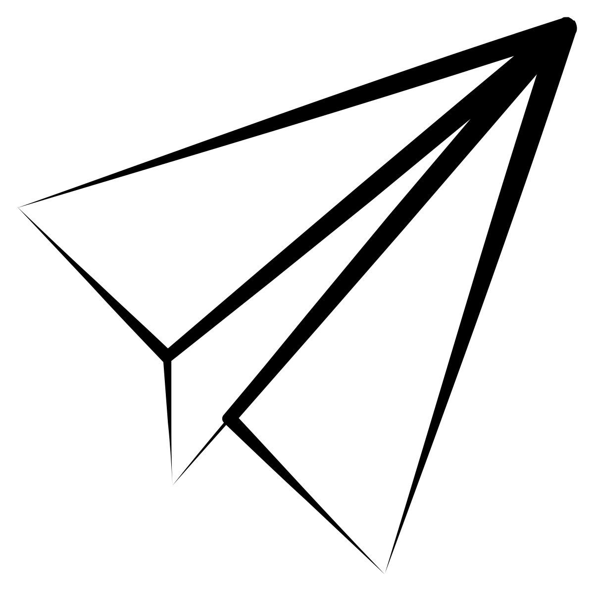 paper plane icon
