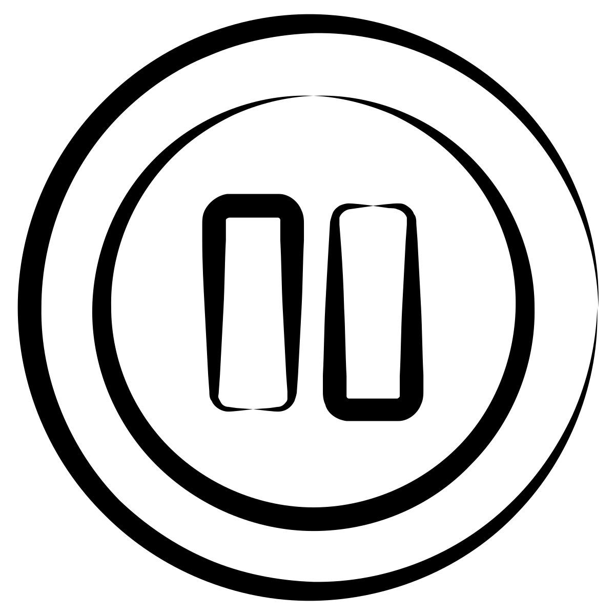 pause button icon