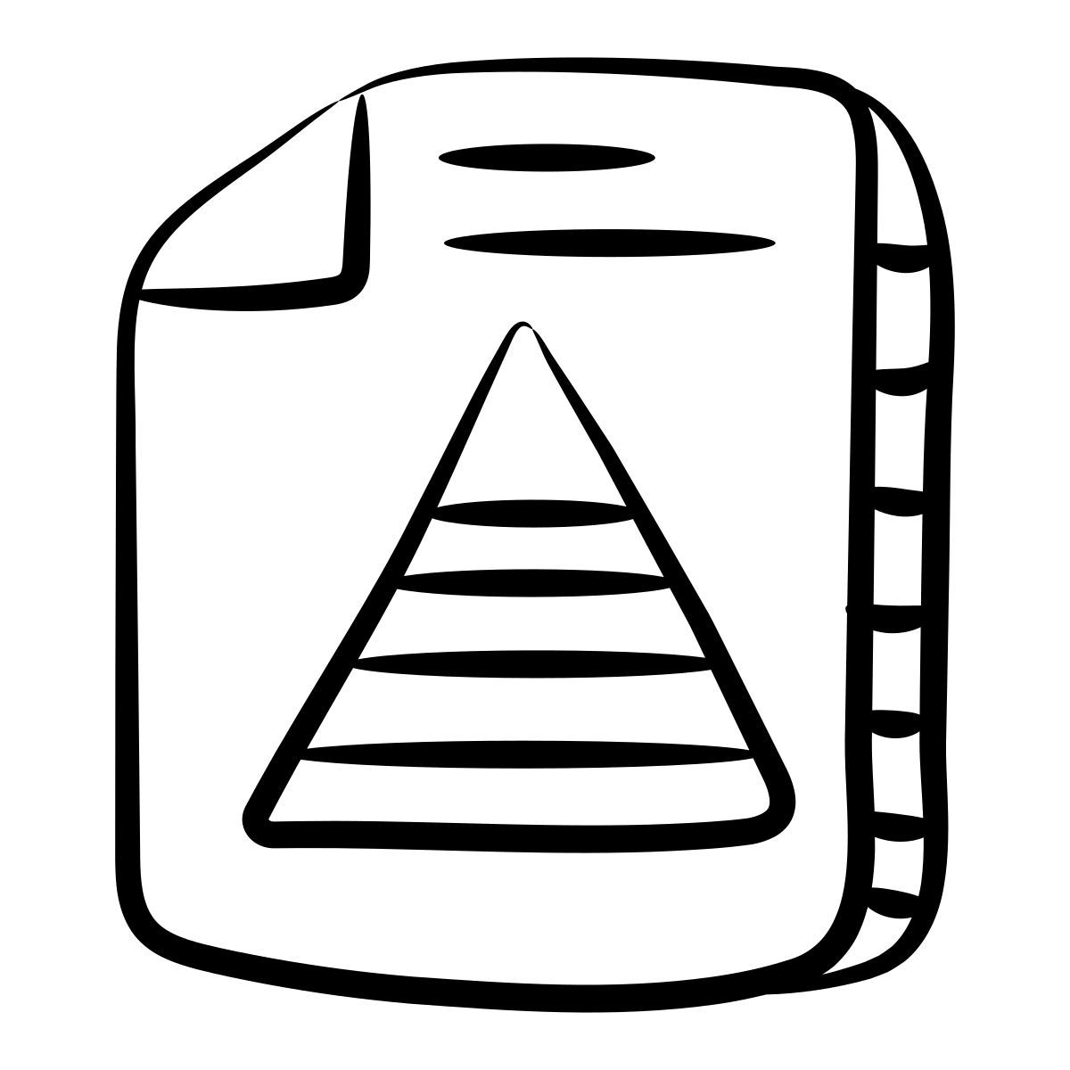 pyramid chart icon