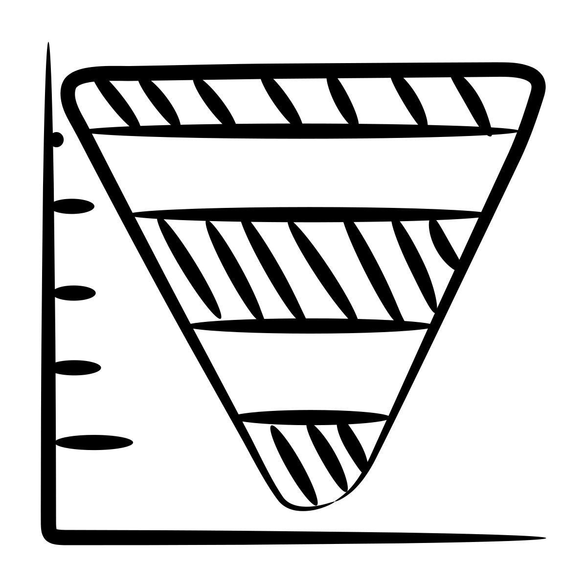 pyramid chart icon