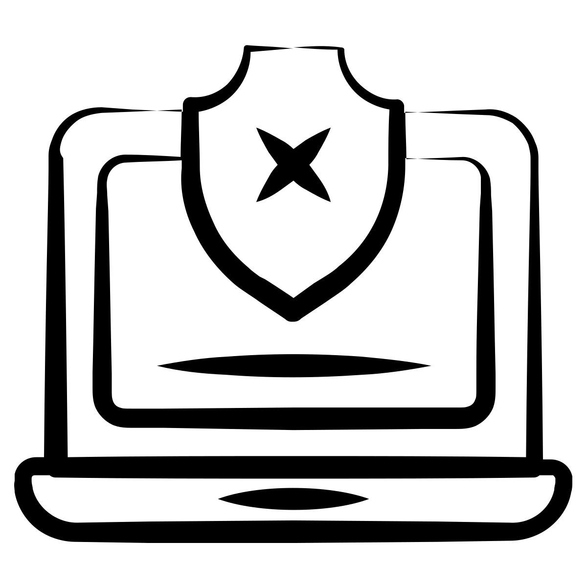 secure computer icon