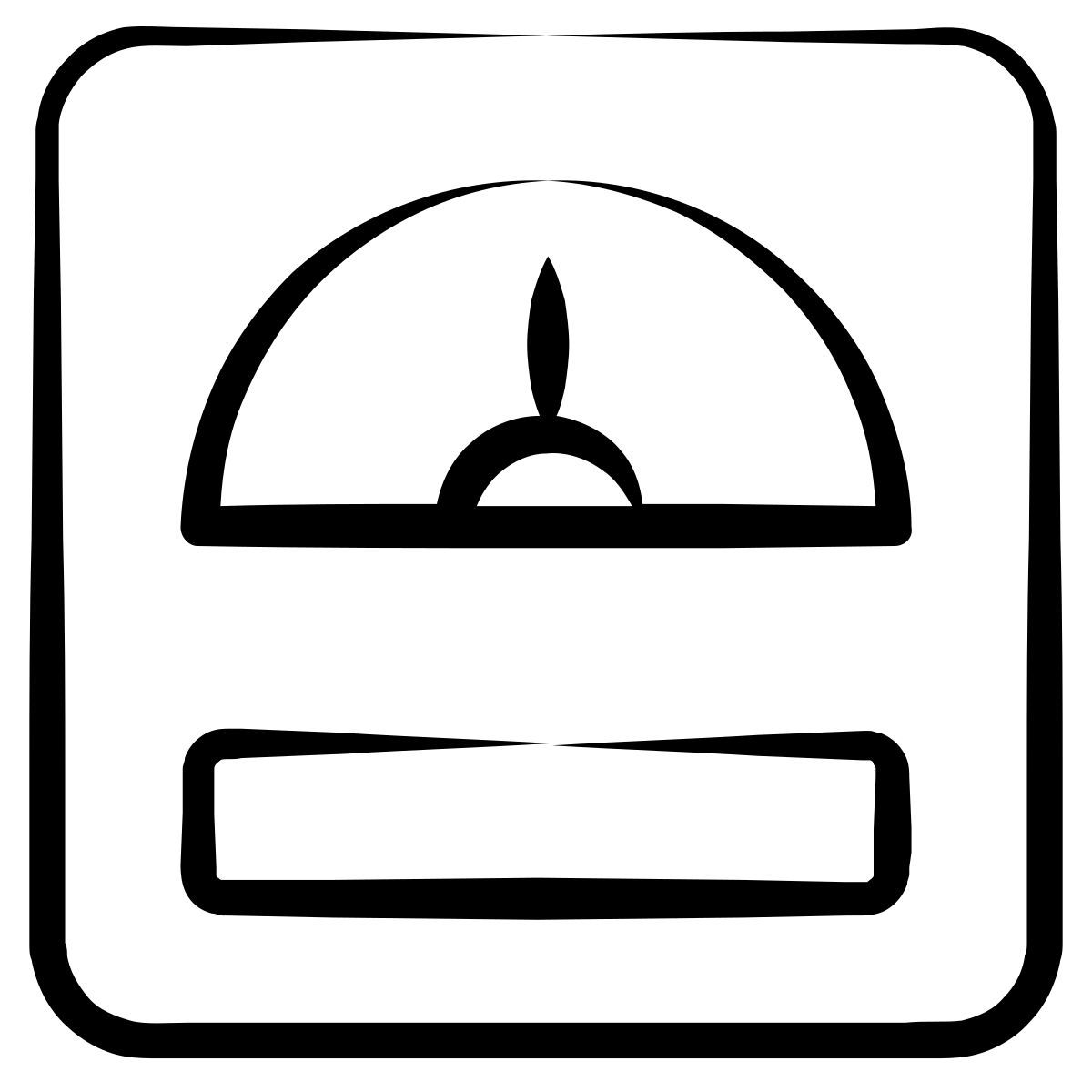 weighing machine icon