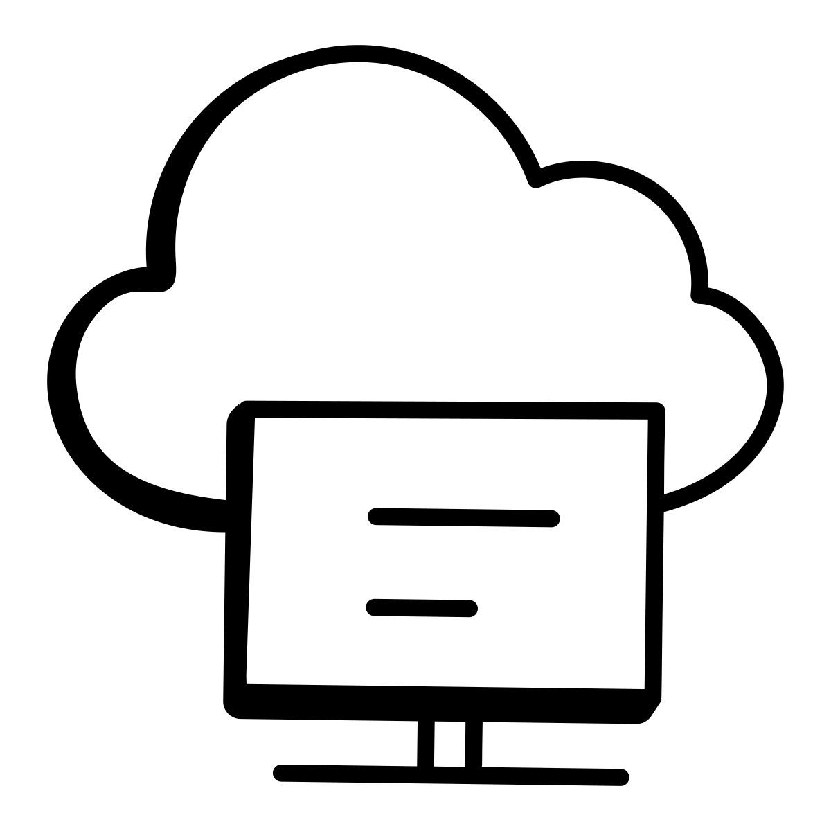 cloud data icon