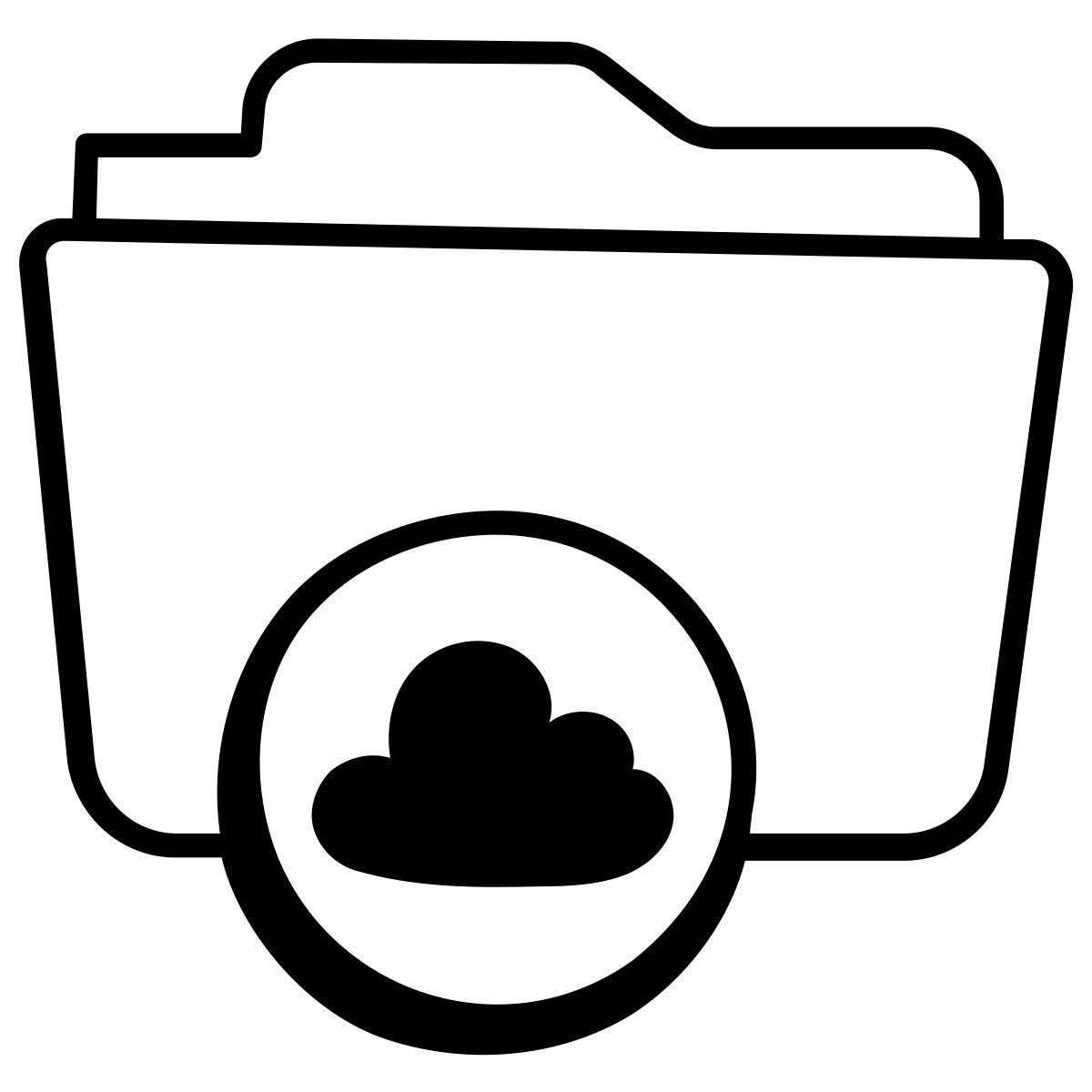 클라우드 데이터 icon