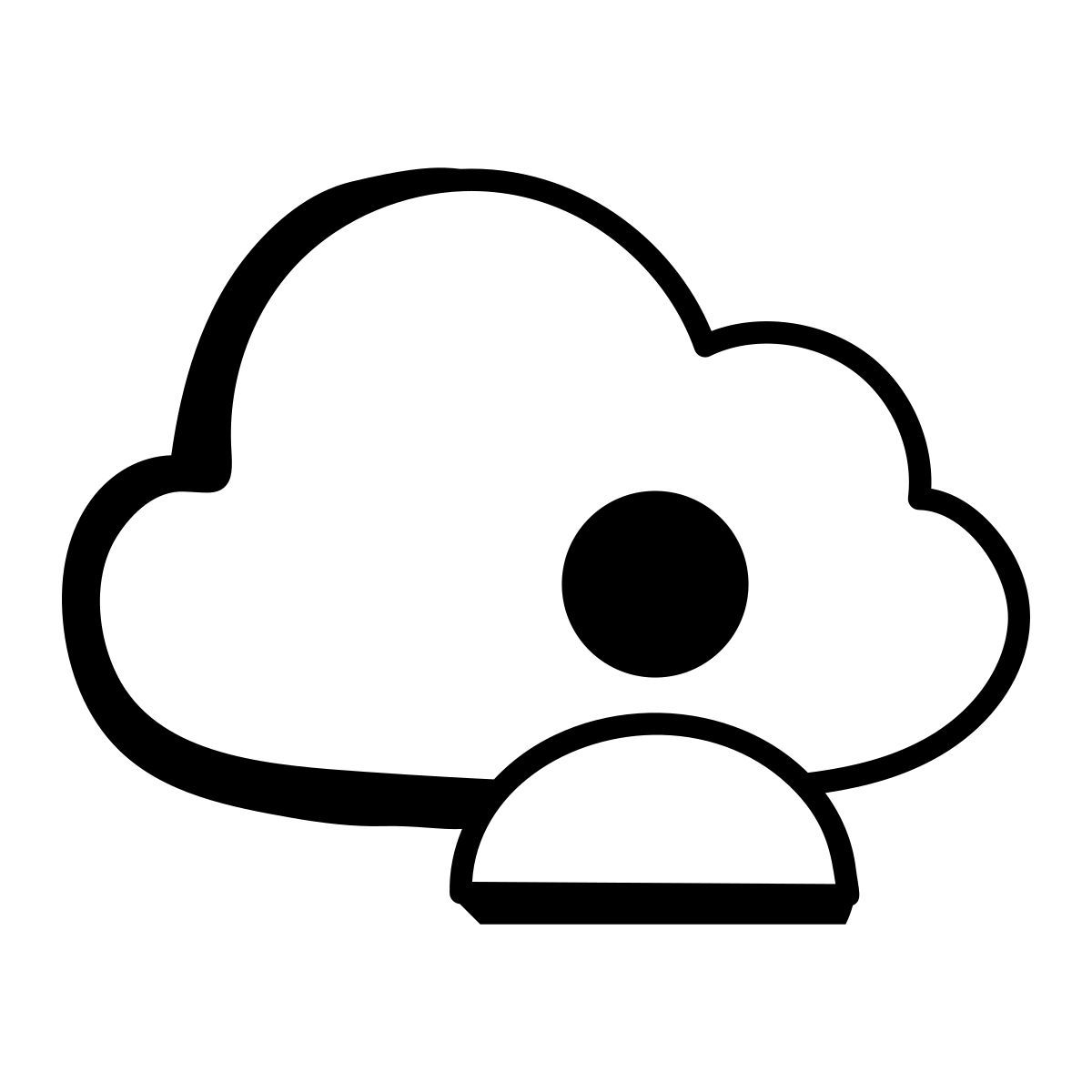 cloud user icon