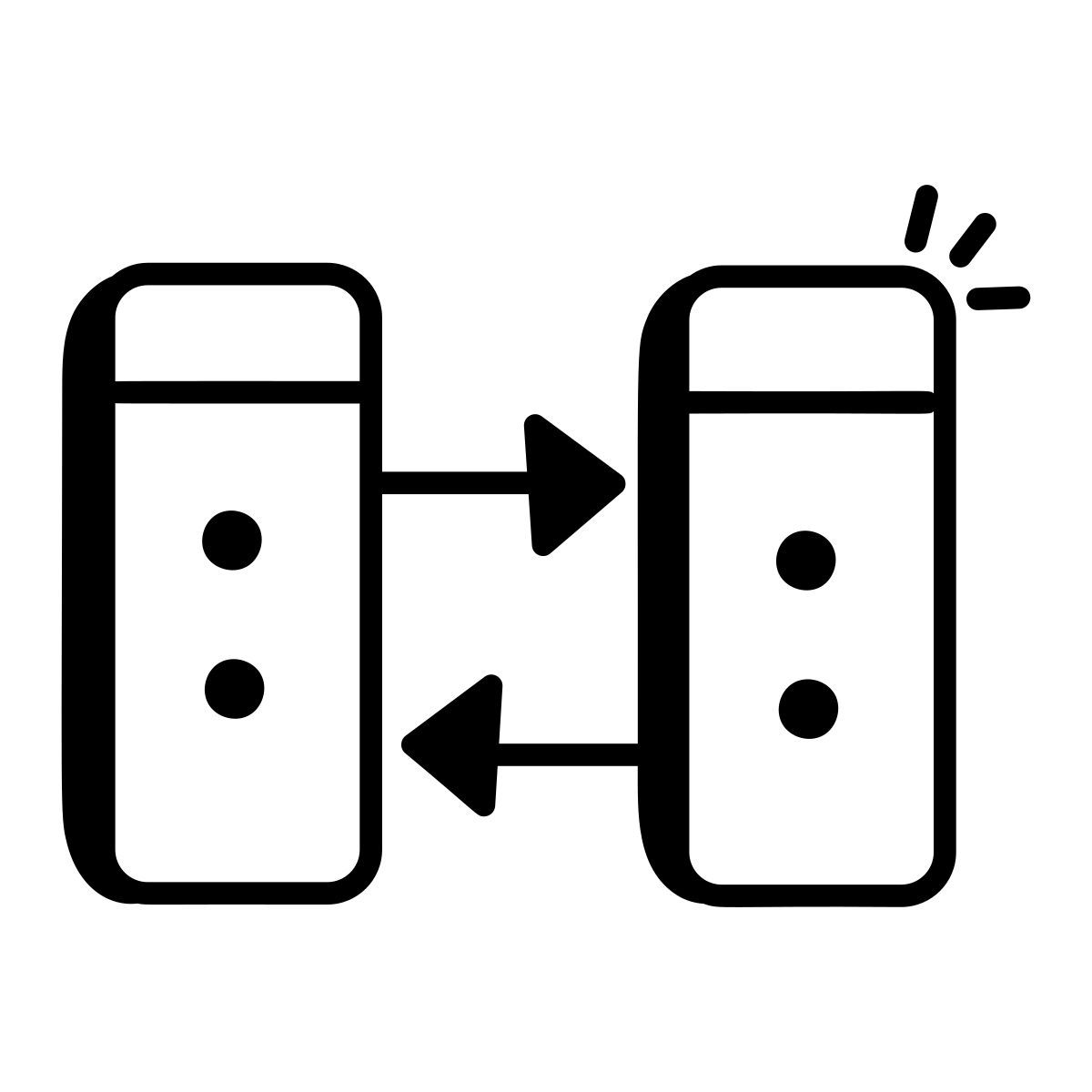 data transfer icon