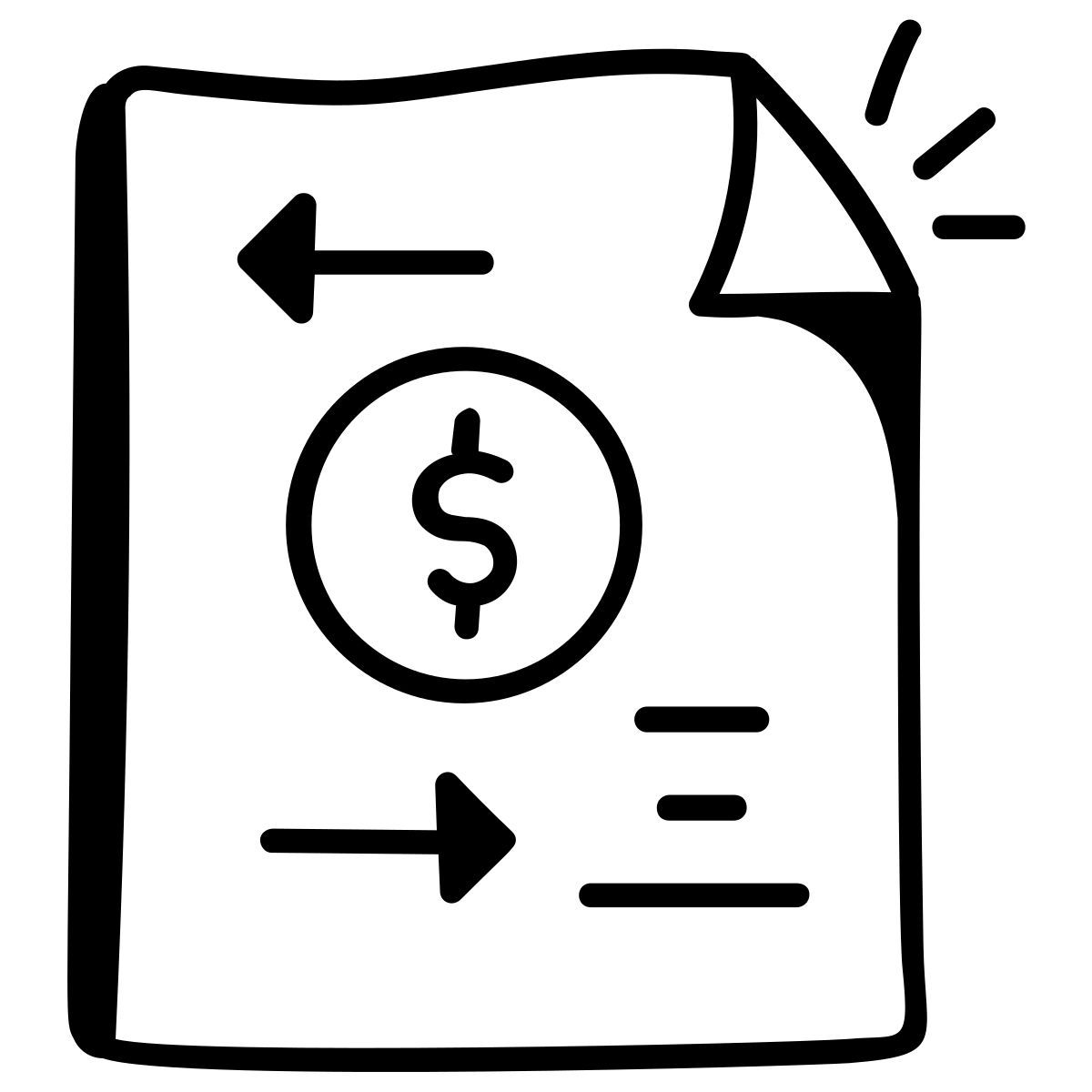 rapporto finanziario icon