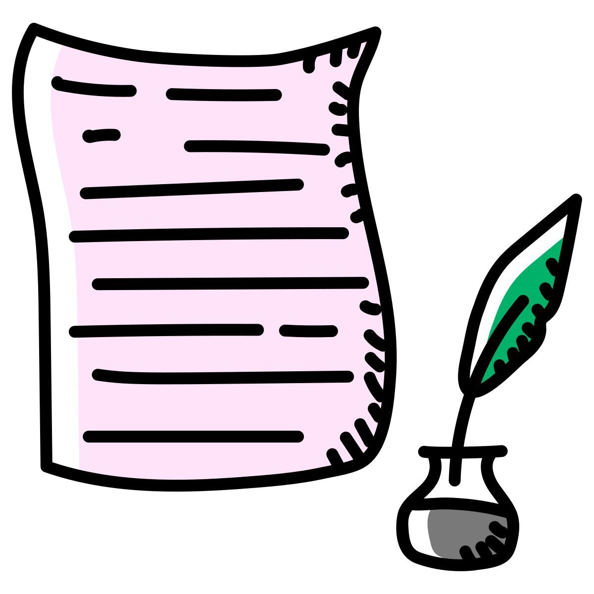 paper and quill icon