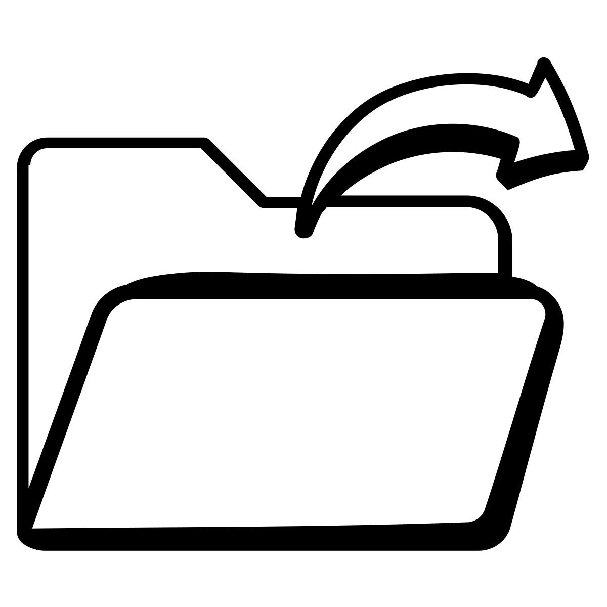 ordner senden icon