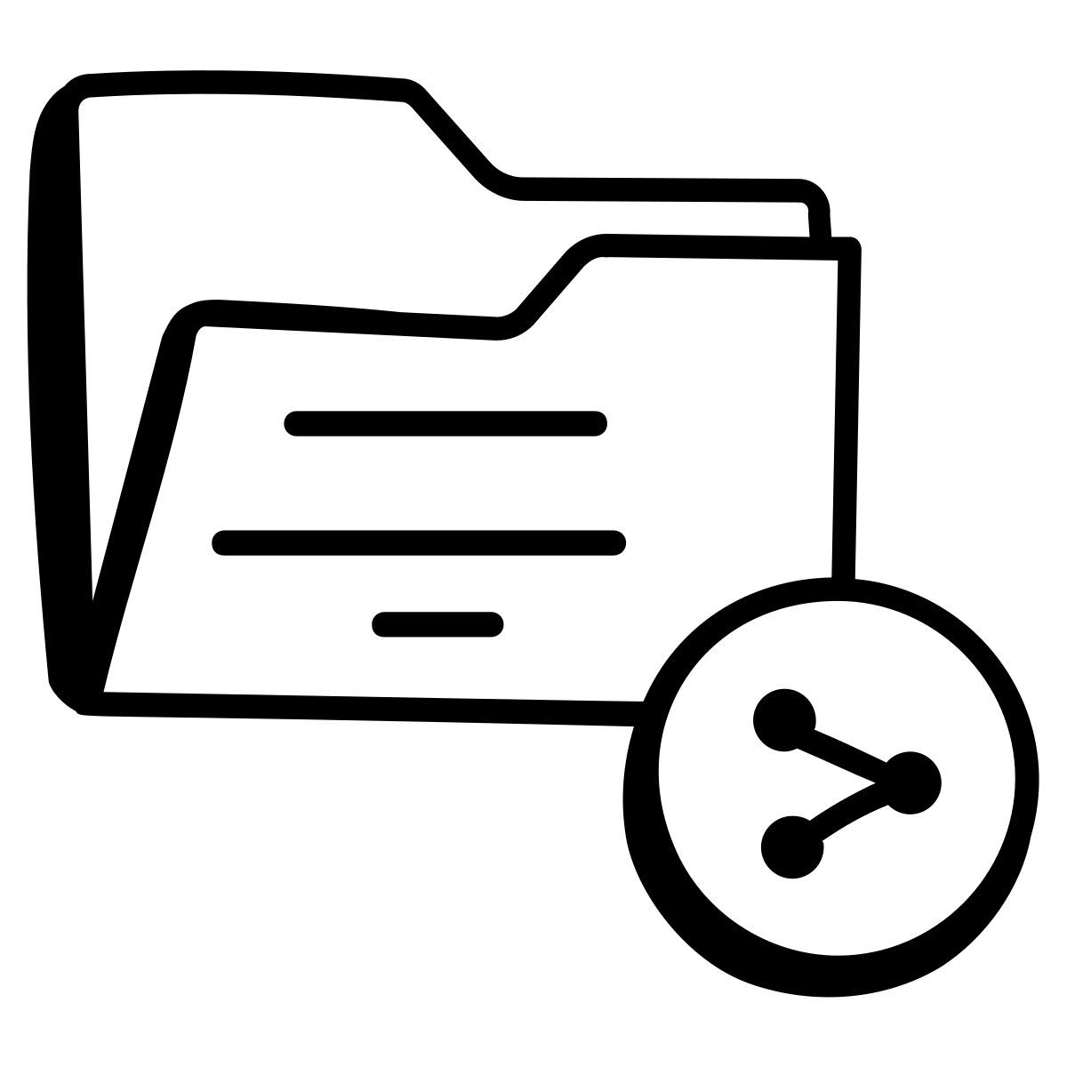 compartilhar pasta icon