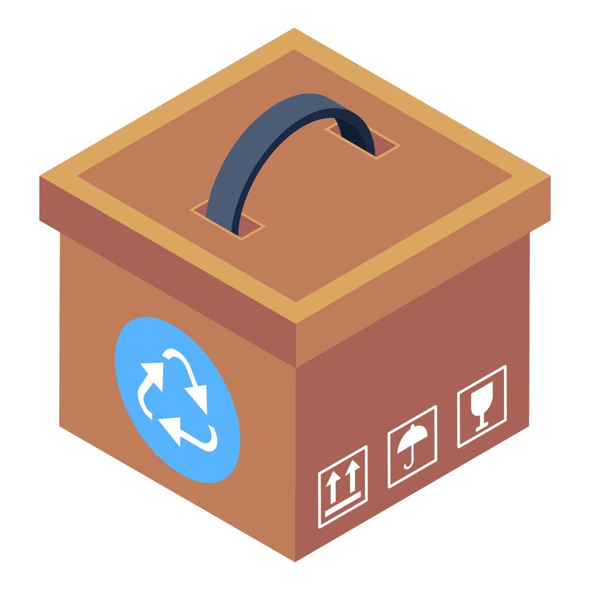 cardboard box icon