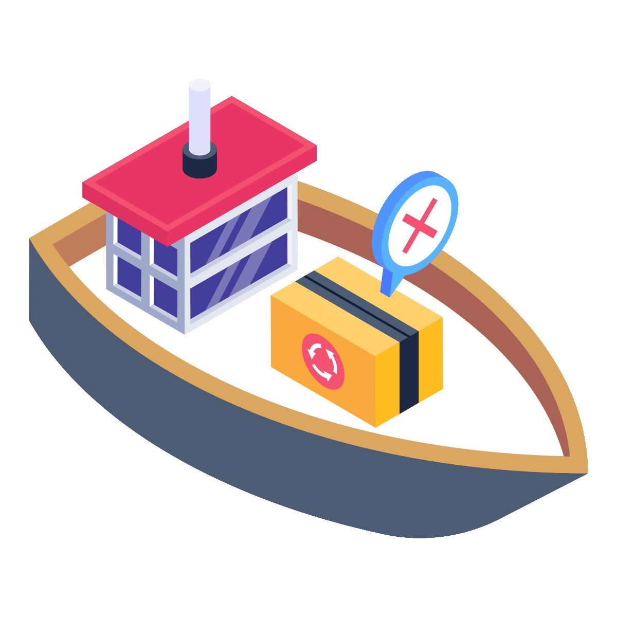 cargo ship icon