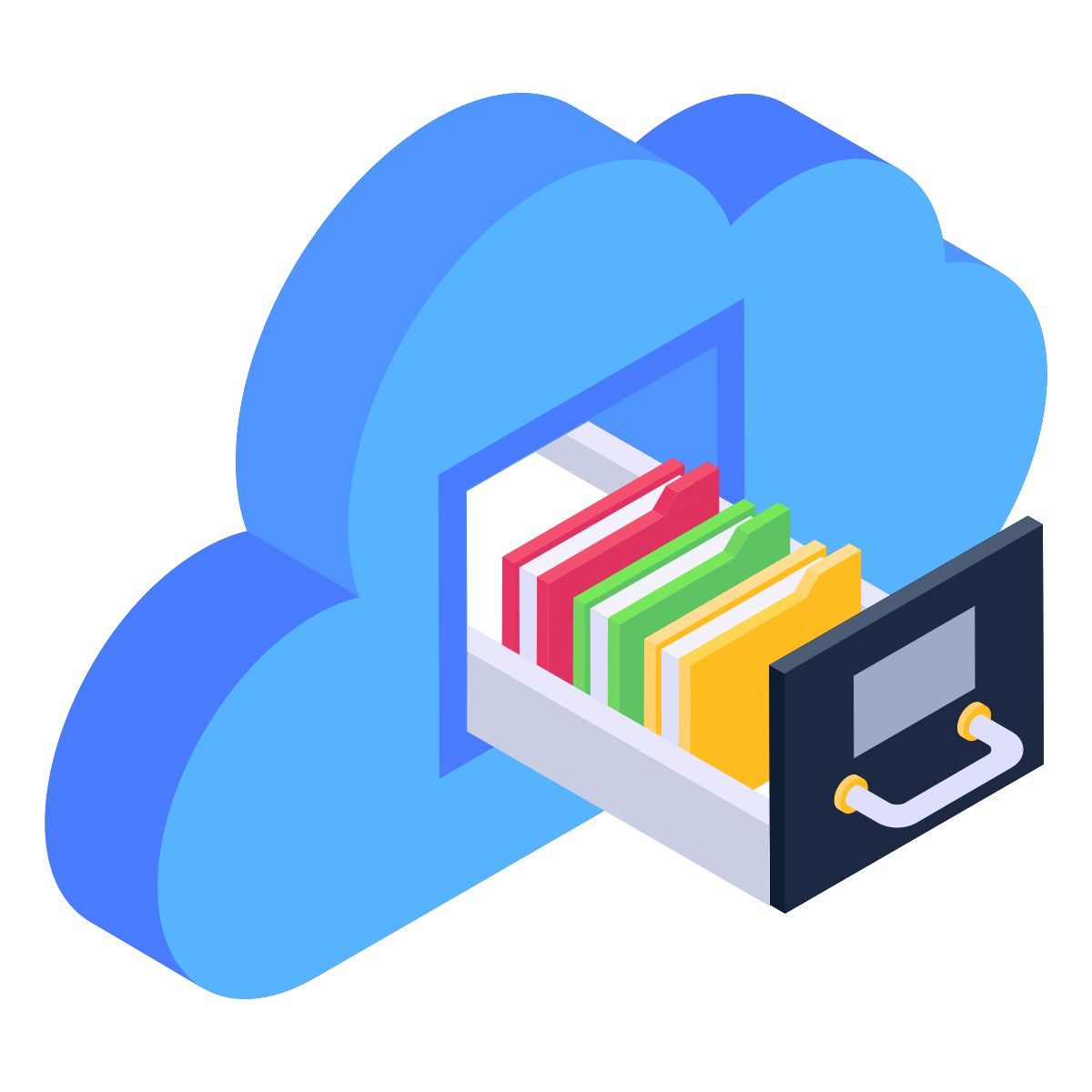 cloud folder icon