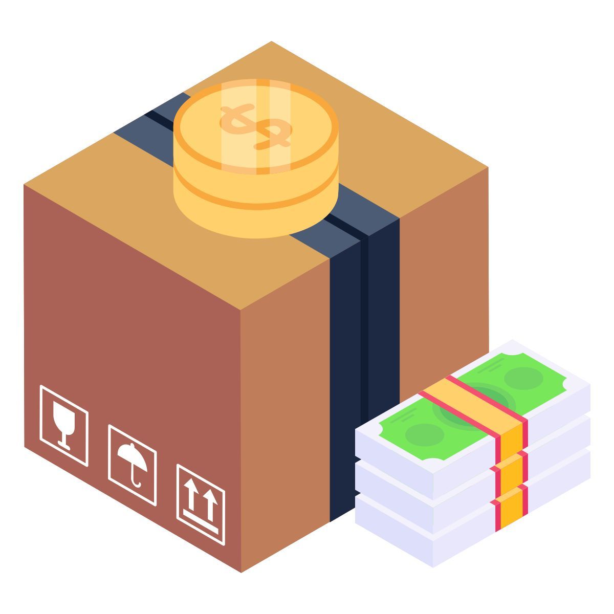 delivery cost icon