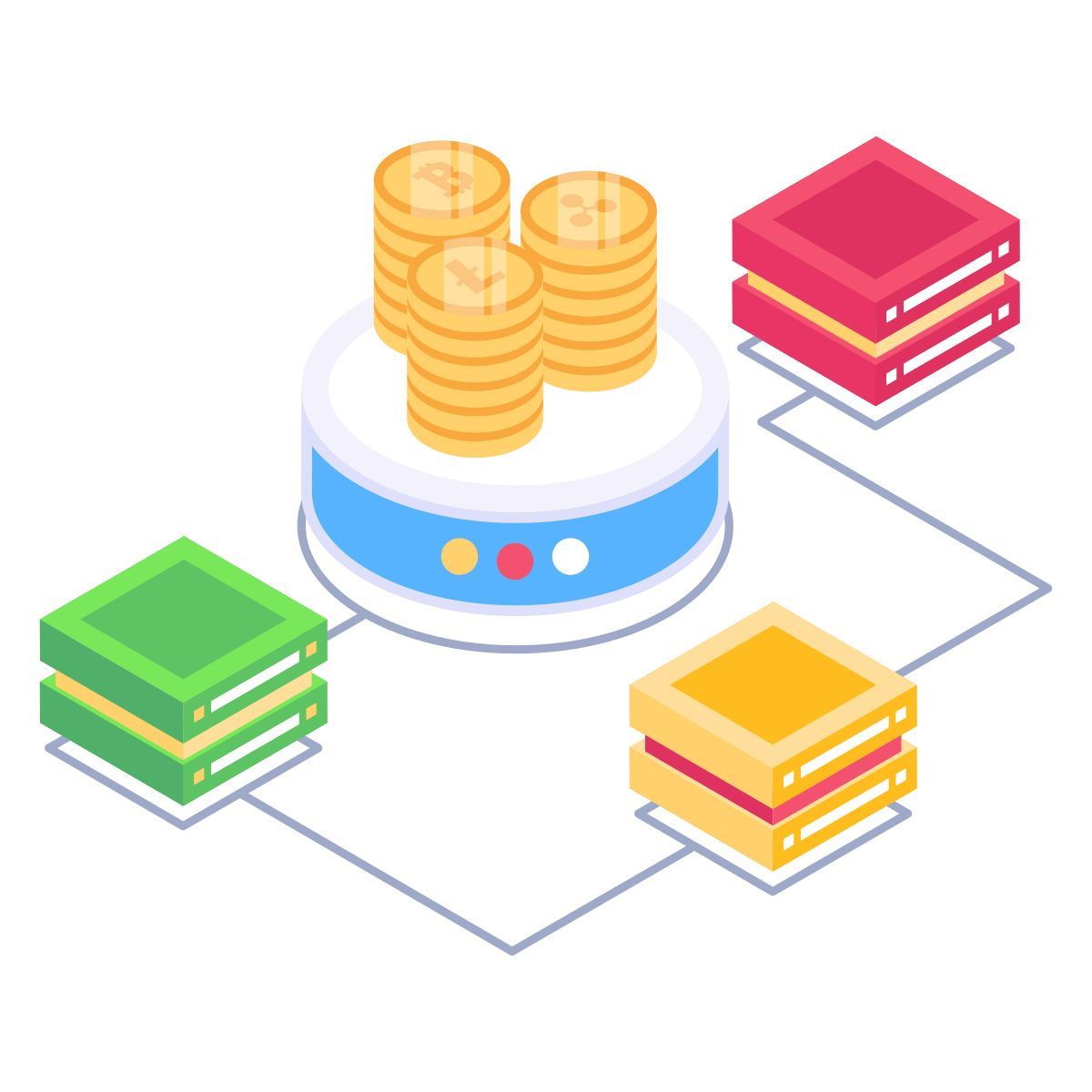 distribution network icon