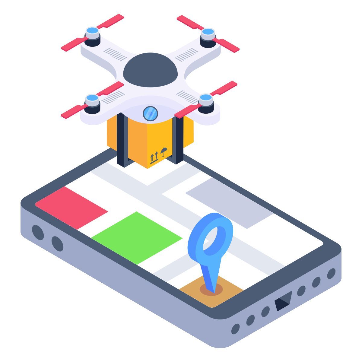 drone delivery icon