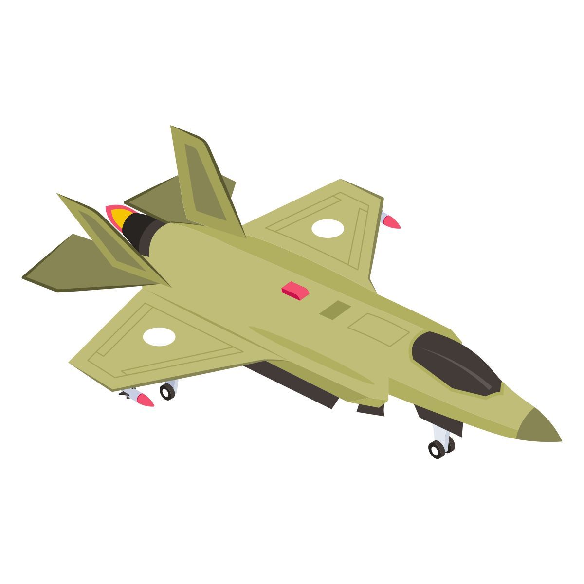 fighter jet icon