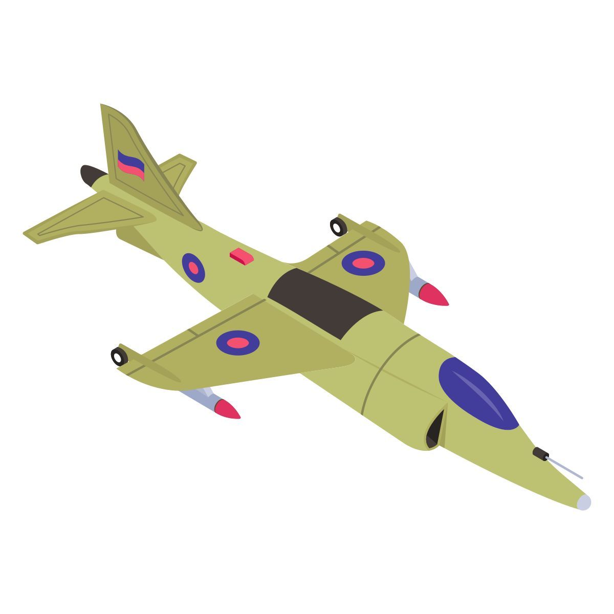 fighter jet icon