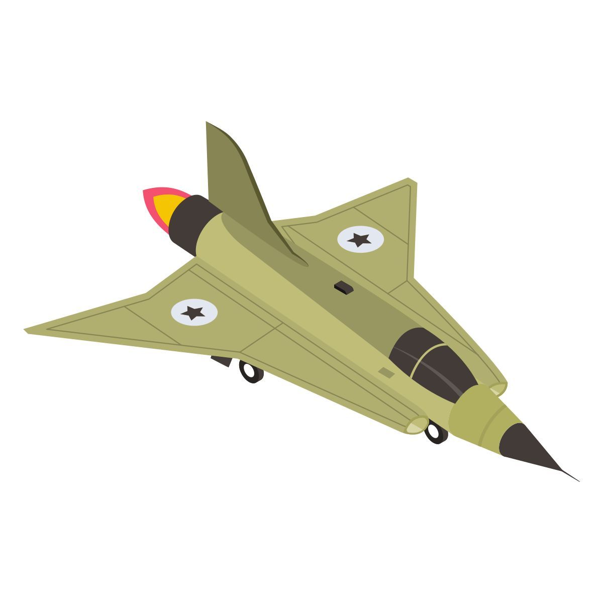 fighter jet icon