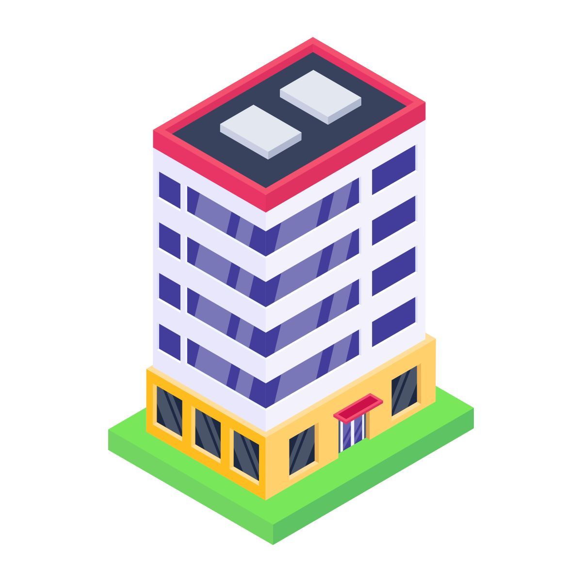 edificio de oficinas icon