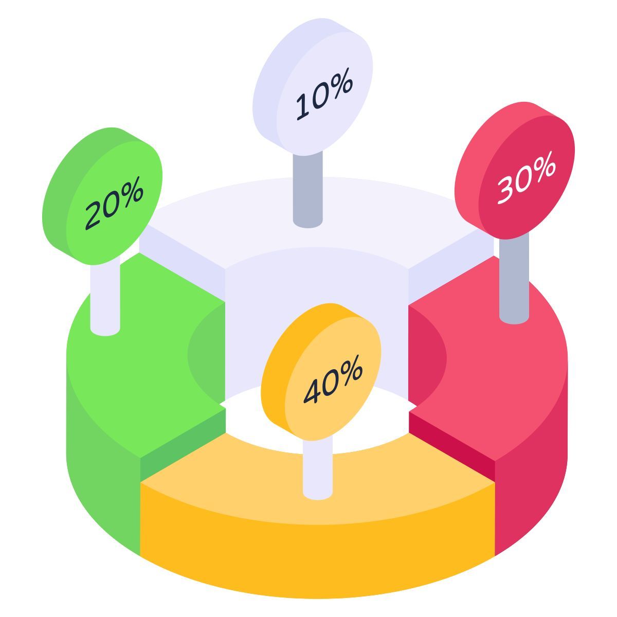 gráfico circular icon