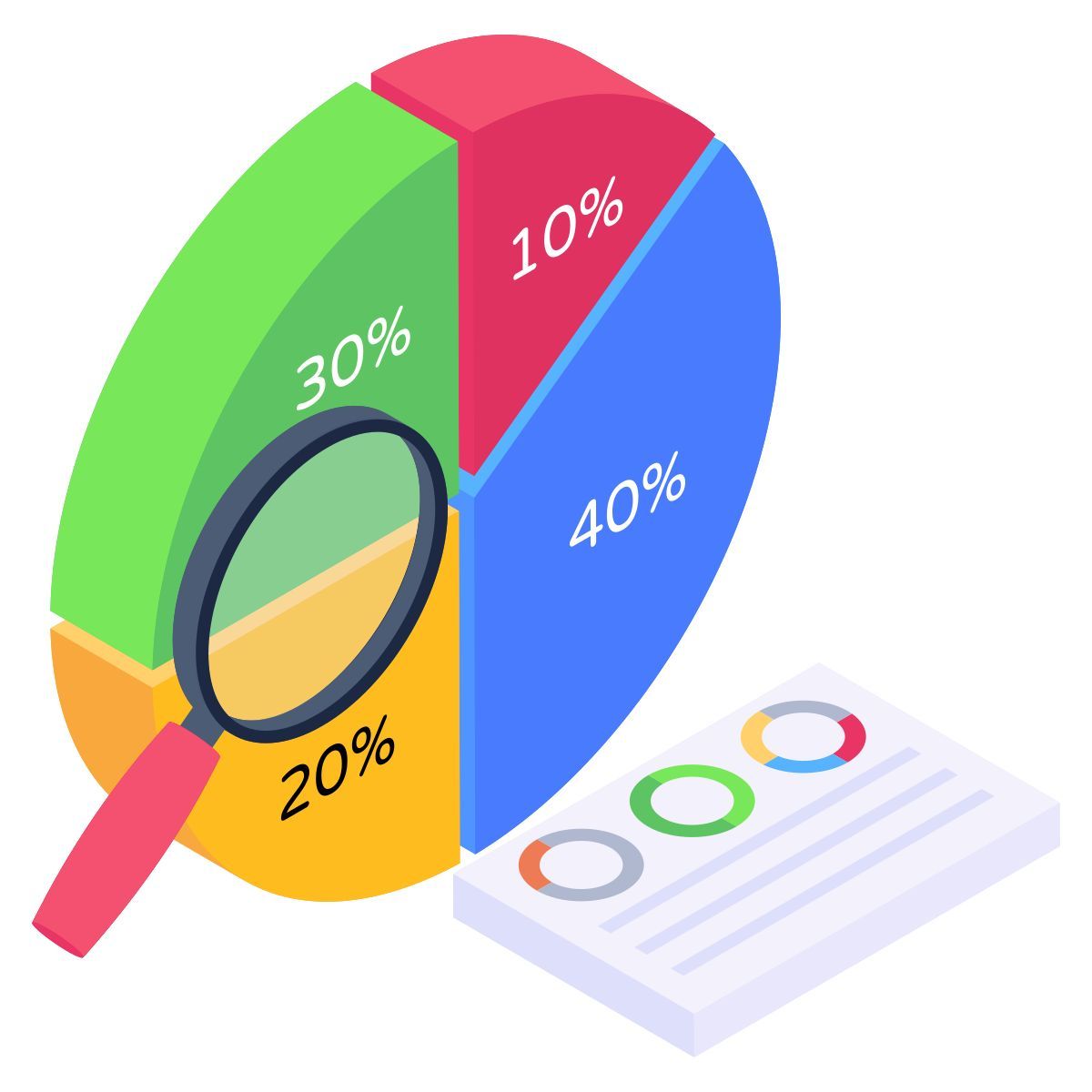 gráfico circular icon