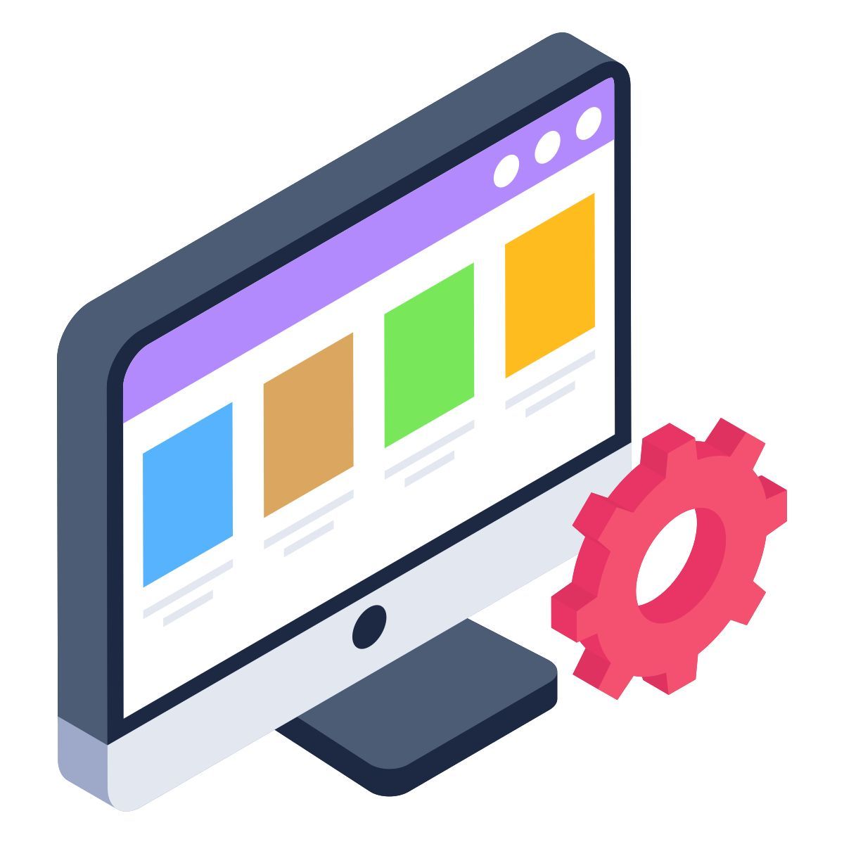 web maintenance icon