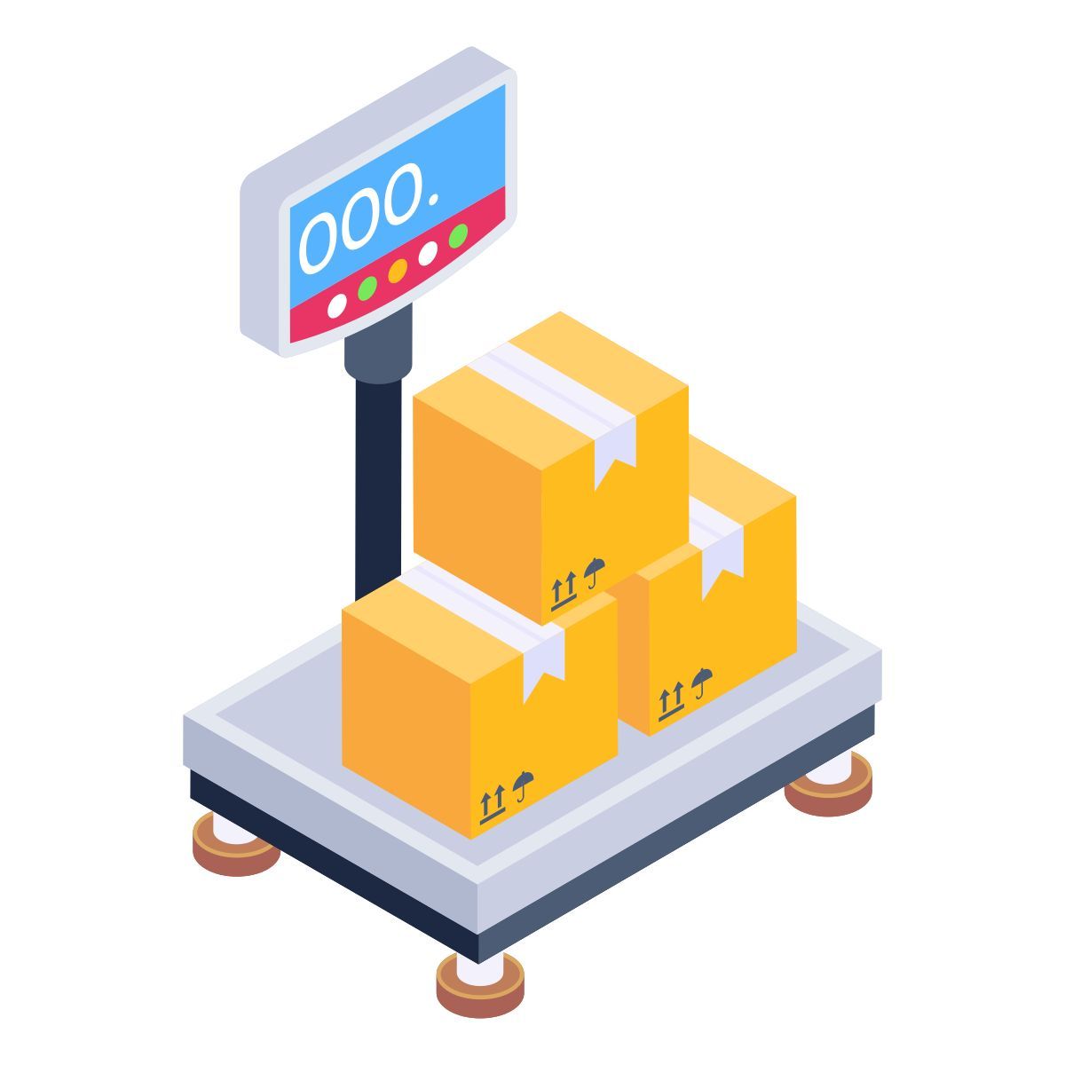 weigh parcels icon