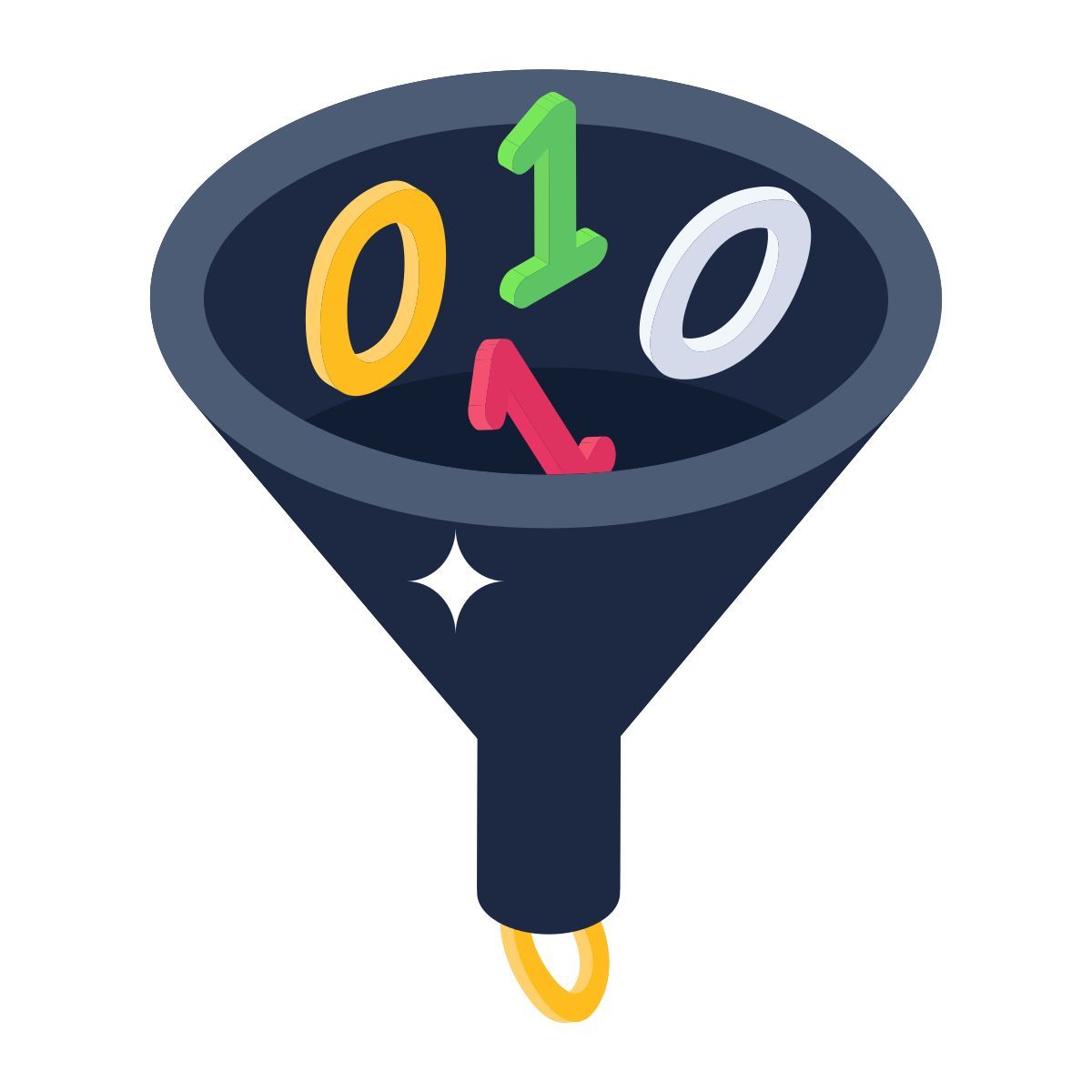 binary code icon