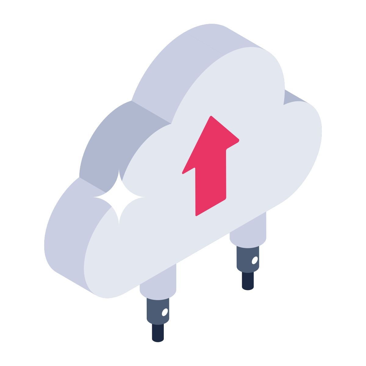 cloud uploading icon