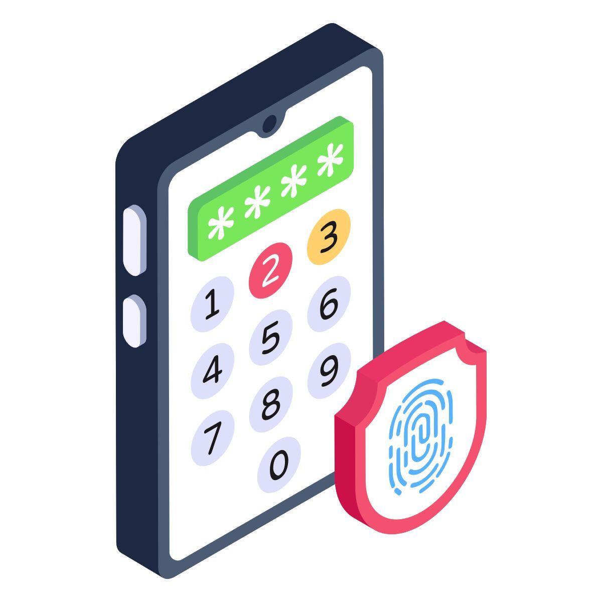 Mobile Password icon