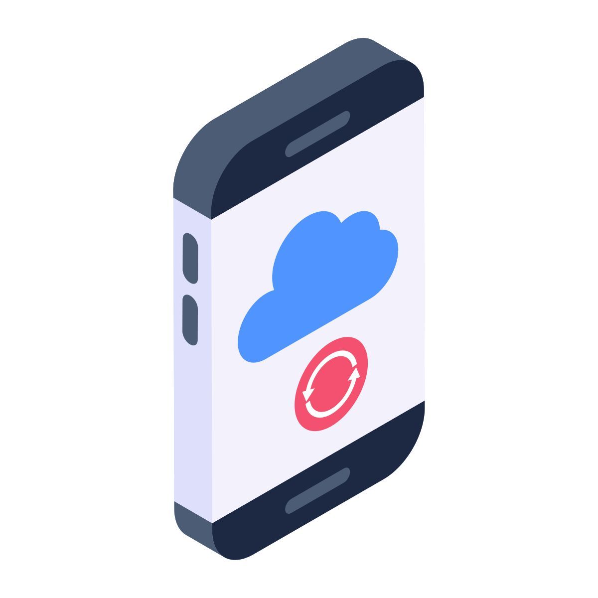 synchronisation mobile icon