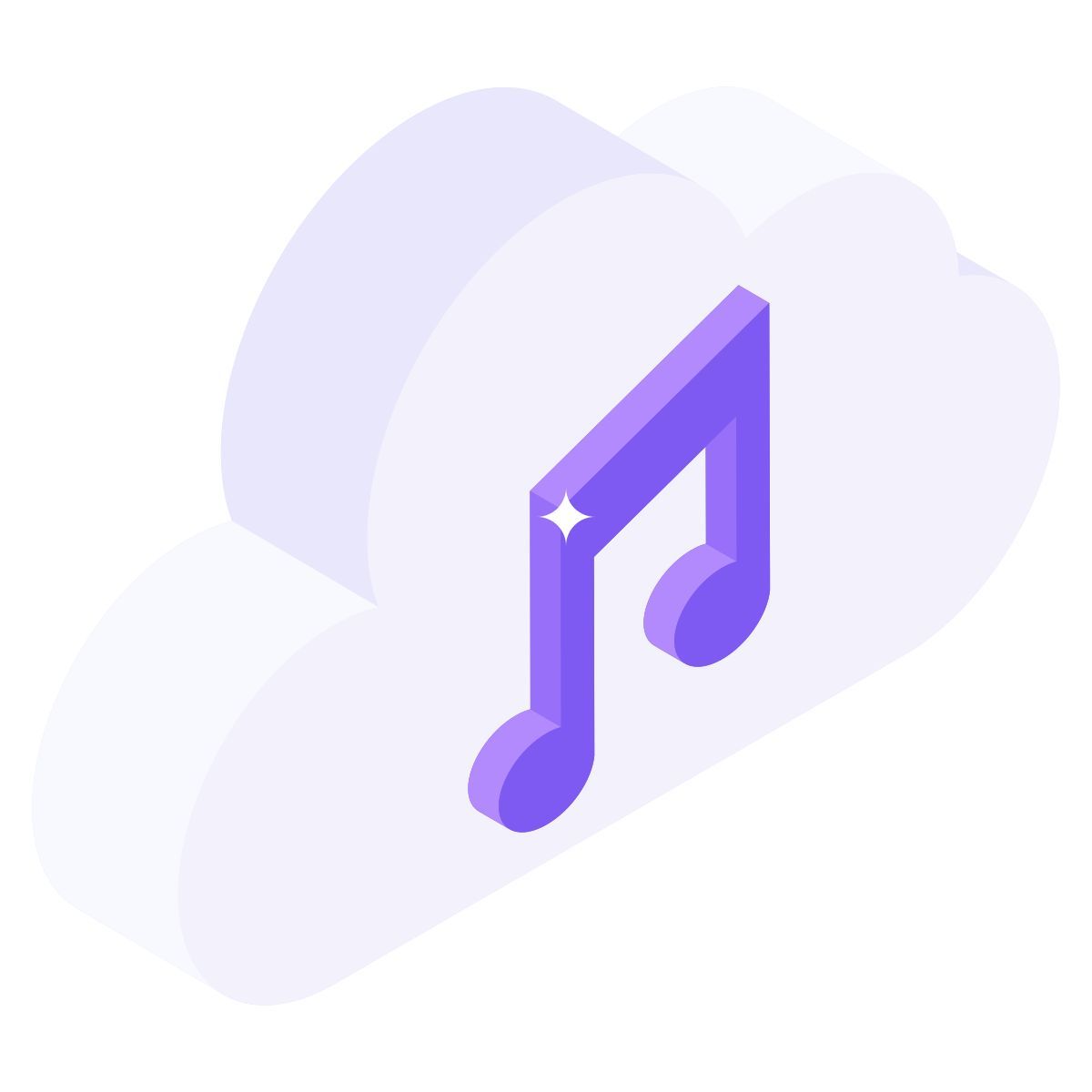 musica cloud icon